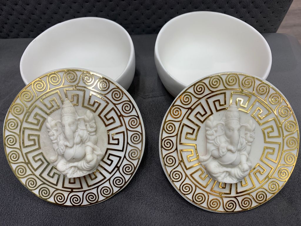 Lakshmi Ganesh Dry Fruit Bowl