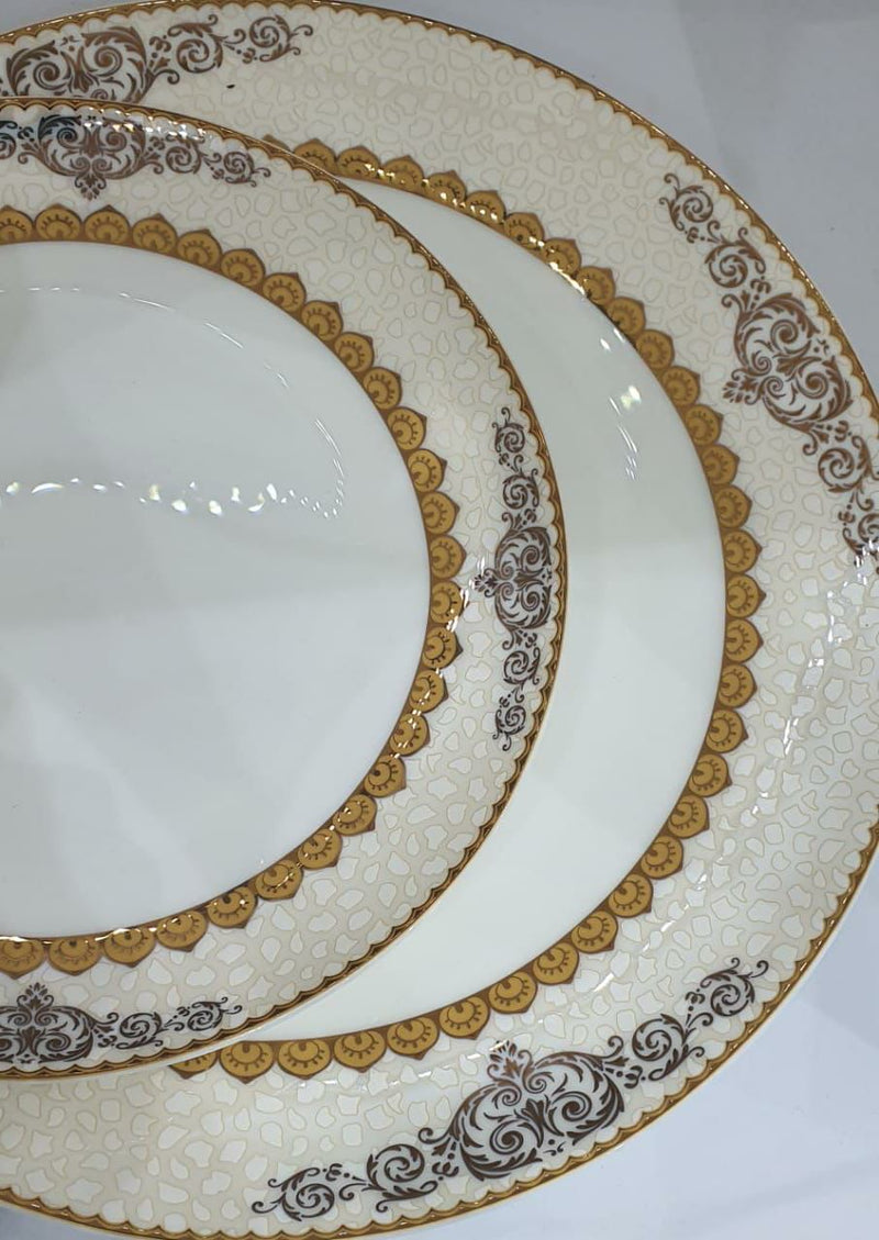 Aurulent Hammered Textured Dinner Set