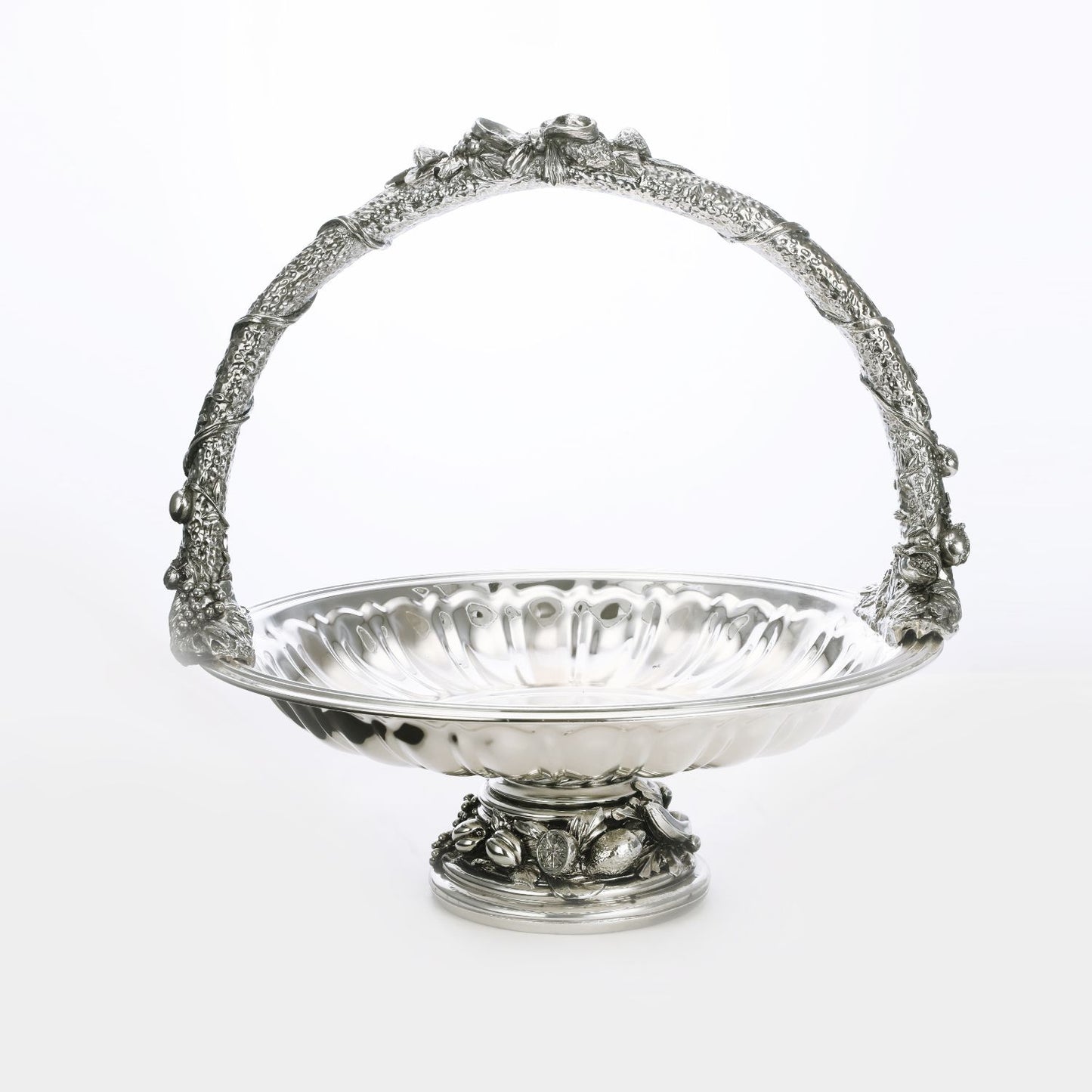 Silver Plated Centre Piece With Handle