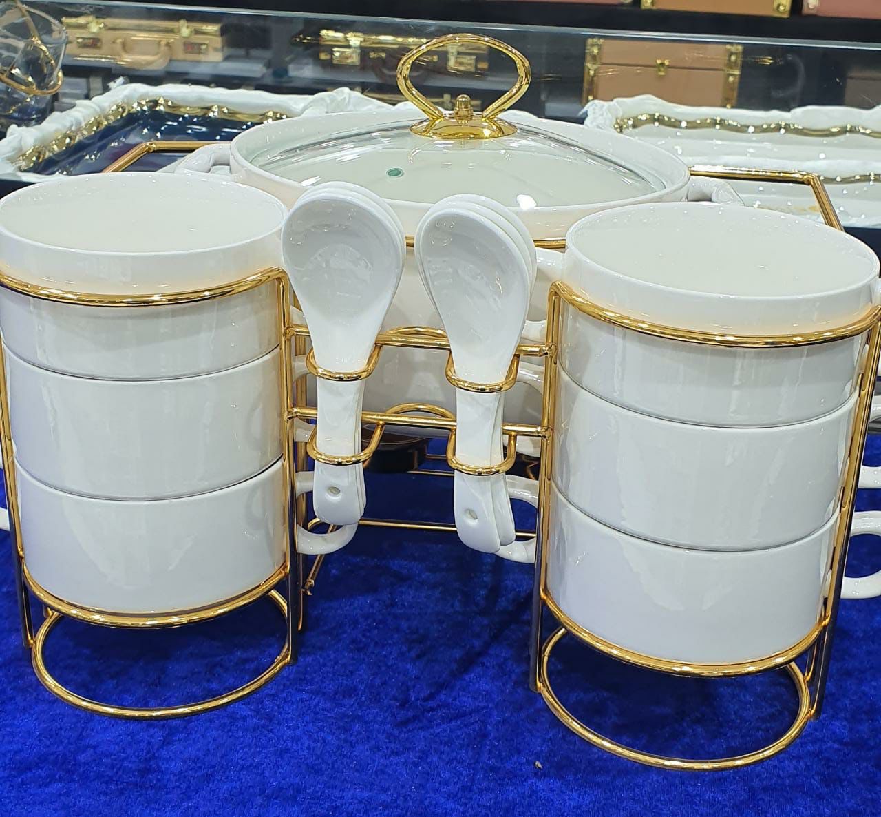 Solitaire Ivory Soup Set