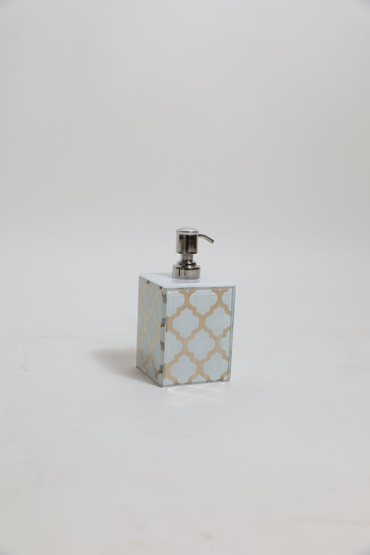 Damask White Dispenser